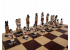 EGIPTO piezas pintadas de piedra, caja de ajedrez de madera
